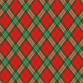 Red plaid Royalty Free Stock Photo