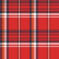 Red plaid fabric texture pixel seamless pattern Royalty Free Stock Photo