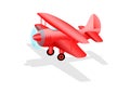 Red plane Royalty Free Stock Photo