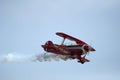 Red plane looping Royalty Free Stock Photo