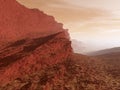 Red planet landscape