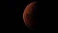 Red planet Mars. Space exploration