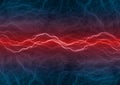 Red plasma, abstract electrical background Royalty Free Stock Photo