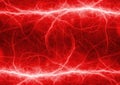 Red plasma lightning Royalty Free Stock Photo