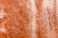 Red Plastered Wall Royalty Free Stock Photo