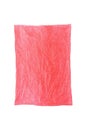 red plastic bag isolated on white Royalty Free Stock Photo