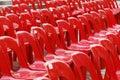 Red Plastic Chairs