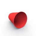 Red plastic cup Royalty Free Stock Photo