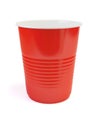 Red plastic cup Royalty Free Stock Photo