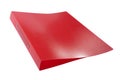 Red plastic folder Royalty Free Stock Photo