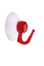 Red plastic hook macro Royalty Free Stock Photo