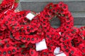 Remembrance Red Poppy Wreaths Royalty Free Stock Photo