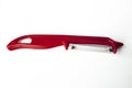 Red plastic potato peelers Royalty Free Stock Photo