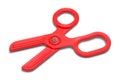 Red Plastic Scissors