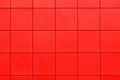 Red plastic siding wall Royalty Free Stock Photo
