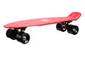 Red plastic skateboard Royalty Free Stock Photo