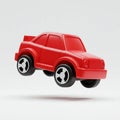 red plastic toy car Royalty Free Stock Photo