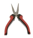 Red pliers isolated Royalty Free Stock Photo