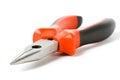 Red pliers isolated Royalty Free Stock Photo