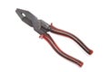 Red pliers isolated Royalty Free Stock Photo