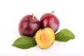 Red Plums Royalty Free Stock Photo