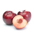 Red plums