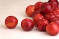 Red plums Royalty Free Stock Photo