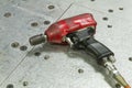 Red pneumatic wrench