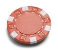 Red Poker Chip Royalty Free Stock Photo