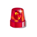 Red police light