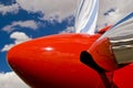 Red polished chrome Propeller