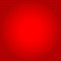 Red polka dot background, pop art style. Template for text. Vector Royalty Free Stock Photo