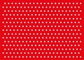 Red polka dots background pattern