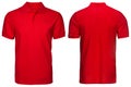 Red Polo shirt, clothes Royalty Free Stock Photo