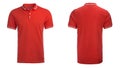 Red Polo shirt, clothes Royalty Free Stock Photo