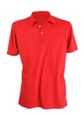 Red polo shirt Royalty Free Stock Photo