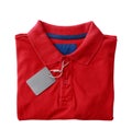 Red polo shirt Royalty Free Stock Photo