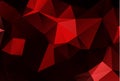 Red polygonal illustration background. Low poly style. Abstract multicolor dark geometric rumpled triangular low poly style gradie Royalty Free Stock Photo