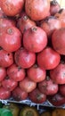 Red pomegranate fruit, Indian name anaar Royalty Free Stock Photo