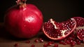 Vibrant Pomegranate: A Captivating Image Of Ripe Seeds And Exquisite Details