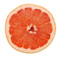 Red pomelo slice Royalty Free Stock Photo