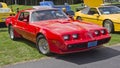 Red Pontiac Trans Am Firebird Royalty Free Stock Photo