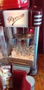 Red Popcorn Machine Retro Style Diner