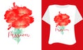 Red poppy's design