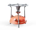 Red Primus Stove, 3D rendering