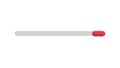 Red Progress Bar Icon, Loading Indicator, Vector UI Element, vector design Generative AI Royalty Free Stock Photo