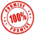 Red promise guarantee seal