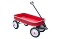 Red Pull Trolley. Royalty Free Stock Photo