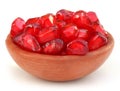 Red Pulp of pomegranate Royalty Free Stock Photo