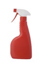 RED PULVERIZER, ATOMIZER, CLEANING SPRAY Royalty Free Stock Photo